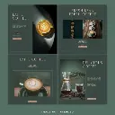 Premium PSD _ Coffee social media post Instagram template bundle post.webp