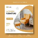 Plantilla de publicación de redes sociales de instagram de muebles _ Archivo PSD Gratis.webp