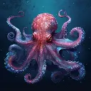 Octopus Color and Watercolor (2 Pack) _ AI Digital Download _ Digital Art _ Animal _ Digital Image.webp